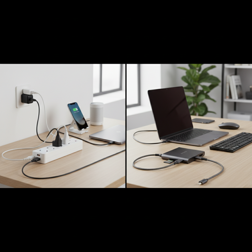 Power Strip vs. USB Hubs: Understanding the Core Differences